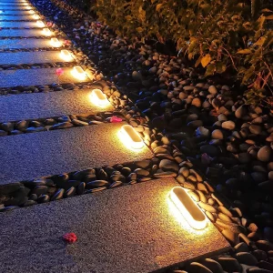 5 Years Lifespan 4 Pack Solar Deck Lights IP68 Waterproof Auto On/Off